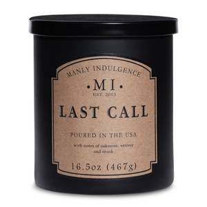 Bougie parfumée Last Call Mélange de cire de soja - Noir - 467 g