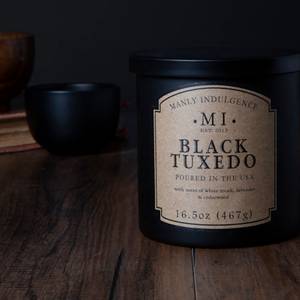 Bougie parfumée Black Tuxedo Mélange de cire de soja - Noir - 467 g