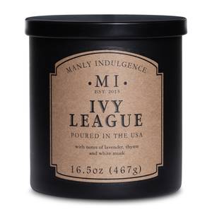 Bougie parfumée Ivy League Mélange de cire de soja - Noir - 467 g