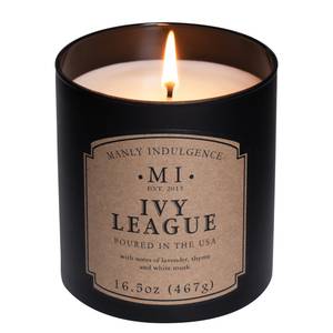 Bougie parfumée Ivy League Mélange de cire de soja - Noir - 467 g