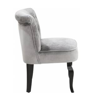 Chaise capitonnée Adriana Gris clair