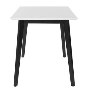 Table Brise II Partiellement en pin massif - Blanc / Noir