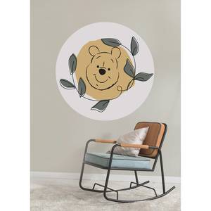 Vlies-fotobehang Winnie Pooh Garland vlies - zwart