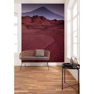 Fotomurale Red Mountain Desert Tessuto non tessuto - Rosso