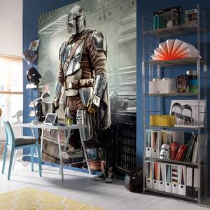 Fotobehang Mandalorian Fight Posture Intissé - meerdere kleuren