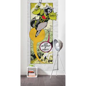 Papier peint Guardians Raccoon Intissé - Multicolore