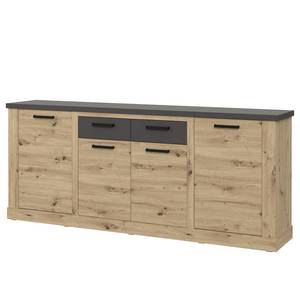 Dressoir Moro II Artisan eikenhouten look/grijs