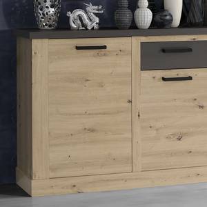 Dressoir Moro II Artisan eikenhouten look/grijs