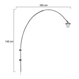 Wandleuchte Sparkled Light Aluminium - 1-flammig