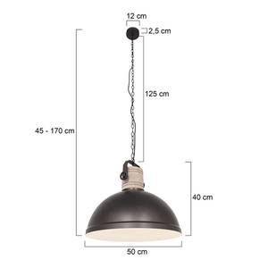 Hanglamp Gearwood I aluminium - 1 lichtbron