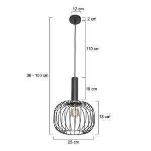 Hanglamp Aureole IV aluminium - 1 lichtbron