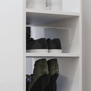 Compacte garderobe Asker Hoogglans wit