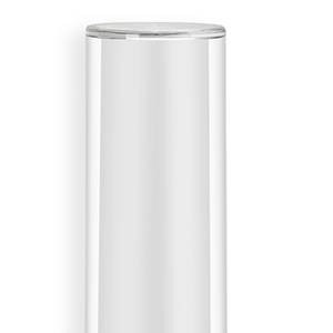 Borne éclairage extérieur Bristol Polycarbonate / Fer - 1 ampoule - Blanc - Hauteur : 97 cm