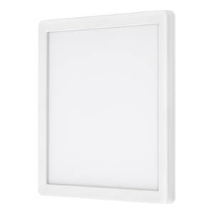 Applique murale Nizza II Polycarbonate / Fer - 1 ampoule - Blanc