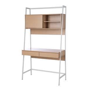 Étagère de bureau Nova Imitation chêne / Blanc