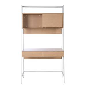 Étagère de bureau Nova Imitation chêne / Blanc