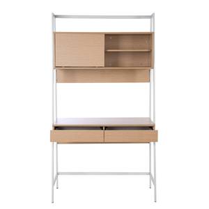 Bureau-kast combinatie Nova Eikenhouten look/wit