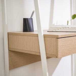 Étagère de bureau Nova Imitation chêne / Blanc