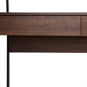 Bureau-kast combinatie Nova Walnoothouten look/zwart