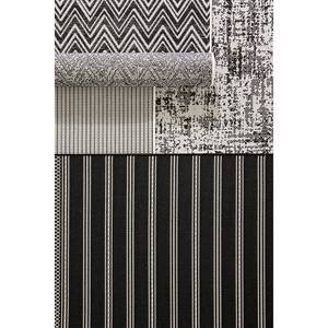 Tapis intérieur / extérieur Dream Fibres synthétiques - Blanc / Noir