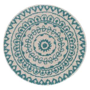 Hoogpolig vloerkleed Asta I kunstvezels - Turquoise
