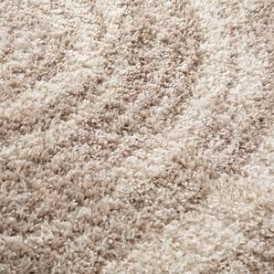 Tapis épais Callai Fibres synthétiques - Blanc / Beige