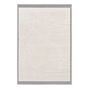 Kurzflorteppich Estelle Kunstfaser - Weiß