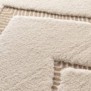 Tapis Edgar Fibres synthétiques - Blanc / Gris