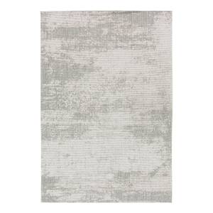 Tapis intérieur / extérieur Save II Fibres synthétiques - Argenté / Gris