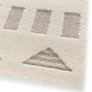 Tapis Calipso I Fibres synthétiques - Blanc / Gris