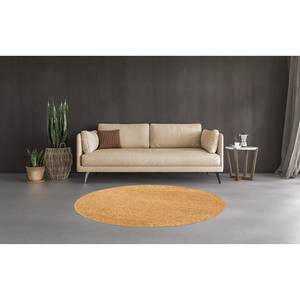 Tapis Vita Fibres synthétiques - Doré - Diamètre : 160 cm