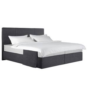 Boxspring Neil Antraciet - 200 x 200cm - H3 medium