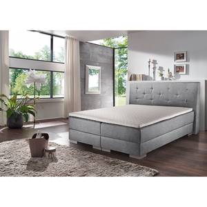 Boxspringbett Austin Silber - 160 x 200cm - H2