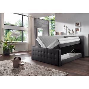 Boxspringbett Calina Anthrazit - 180 x 200cm - H3