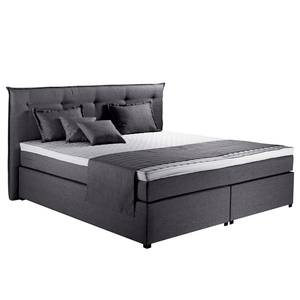 Boxspring Heiko Antraciet - 160 x 200cm - H3 medium