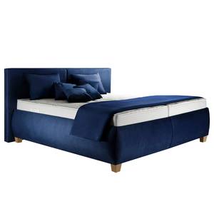 Gestoffeerd bed Hilda III Donkerblauw