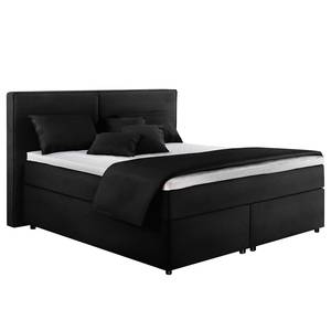 Boxspringbett Clark Schwarz - 140 x 200cm - H2