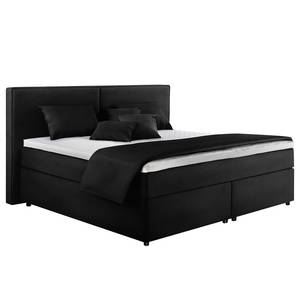 Boxspringbett Clark Schwarz - 160 x 200cm - H2