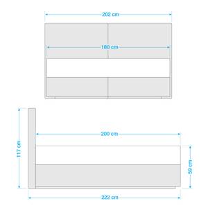 Boxspringbett Sofia II Anthrazit