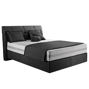 Boxspringbett Miro Anthrazit - 140 x 200cm - H4