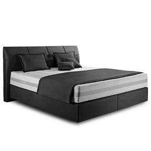 Boxspring Miro Antraciet - 160 x 200cm - H3 medium