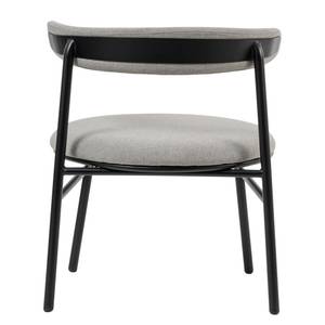 Fauteuil de jardin Embi Tissu / Métal - Gris / Noir