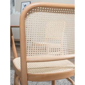 Chaises Sawl I (lot de 2) Rotin / Hêtre massif - Rotin / Hêtre