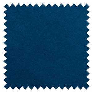 Loungefauteuil Elena rotan & geweven stof/massief beukenhout - Blauw