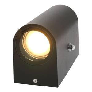 LED-Wandleuchte Buitenlamp Typ A Acrylglas / Aluminium - 2-flammig - Schwarz - Flammenanzahl: 2