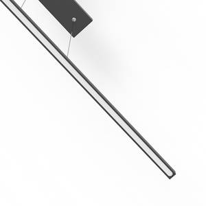 LED-hanglamp Light Stripe aluminium - 1 lichtbron - Zwart