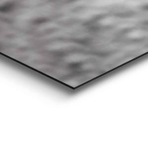Quadro Bufalo scozzese Materiale a base lignea - Nero - 90 x 60 x 2 cm