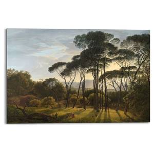 Tableau déco Paysage italien Bois manufacturé - Vert - 90 cm x 60 cm x 2 cm