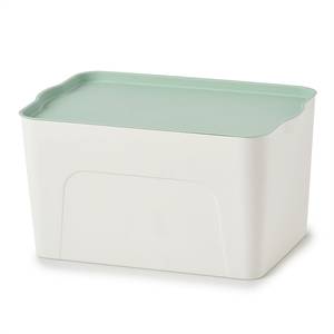 Contenitore portaoggetti Bengal Polipropilene - Bianco / Menta - 44,5 x 30 x 24,5 cm - 45 x 25 cm