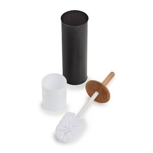 Wc-borstel Chapleau ijzer/bamboe/polypropeen - zwart - 10 x 38,4 cm - Zwart